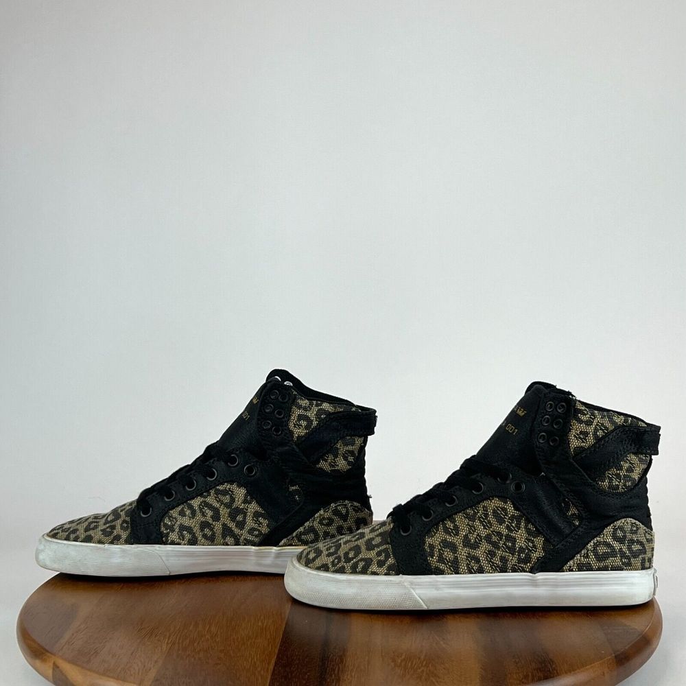 Womens Supra‎ Muska 001 Leopard High Top Skateboarding Shoes Sneakers Size 7.5 M - Picture 2 of 7